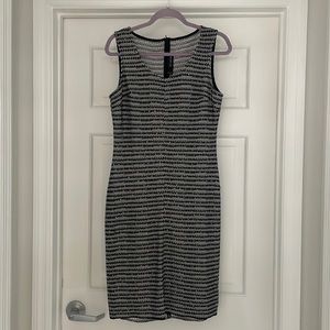 Beautiful St John grey and black dress.